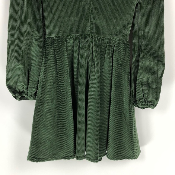 Majorelle Alessandra Mini Dress In Olive Green - Picture 12 of 13